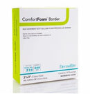 ComfortFoam™ Border Silicone Foam Dressing, 3 x 3 Inch, 10/BX