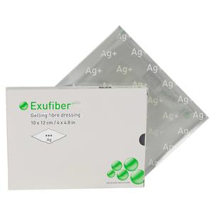 Molnlycke Exufiber® Gelling Fiber Dressing, 4'' x 4.8''