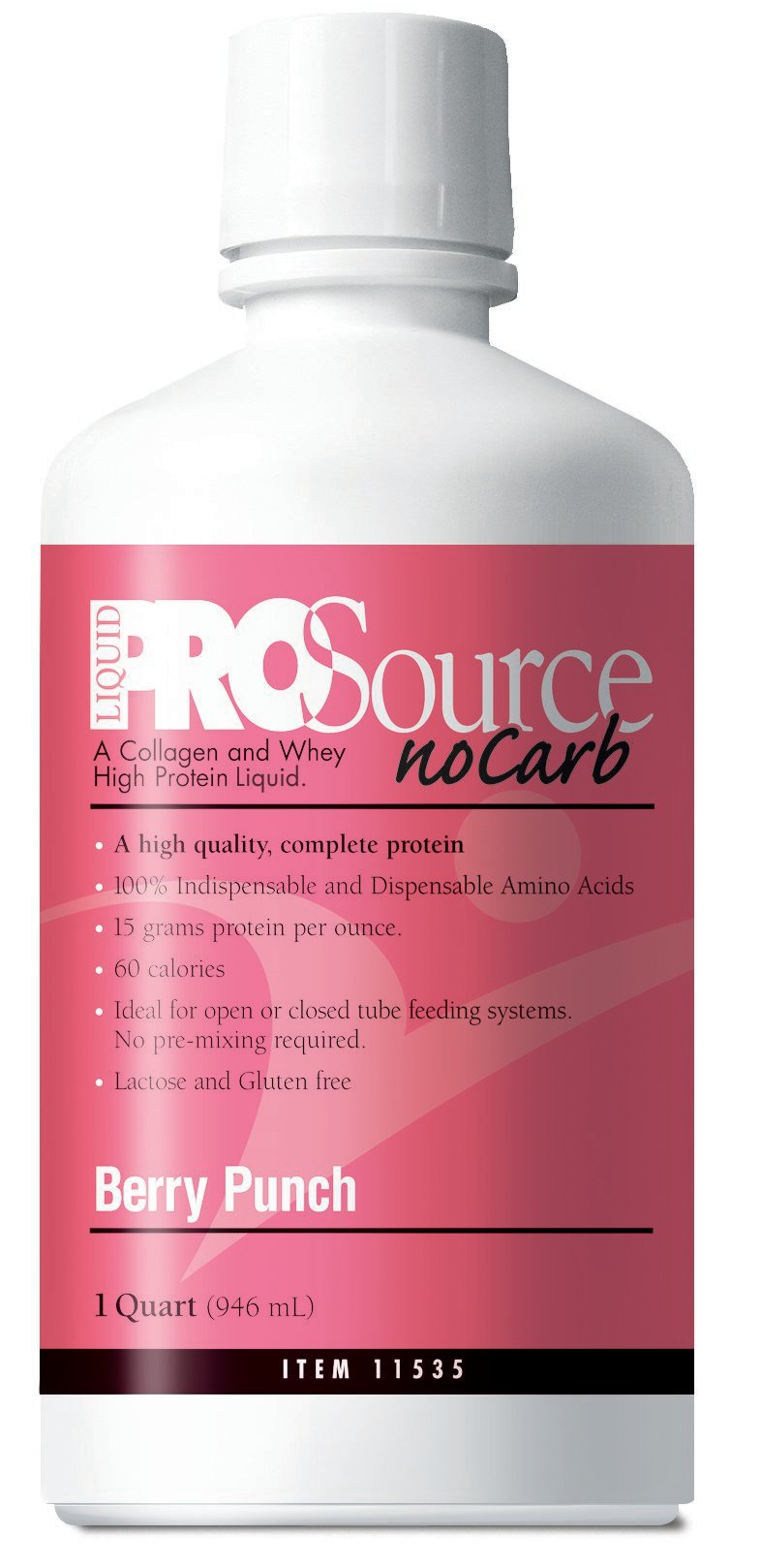 ProSource NoCarb™ Protein Supplement, Berry Punch Flavor, 32 oz. Bottle Ready to Use