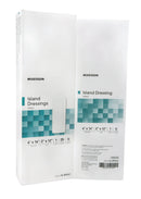 McKesson Rectangular Sterile Adhesive Polypropylene/Rayon Dressing, 4 x 14 Inch, White, 25/BX
