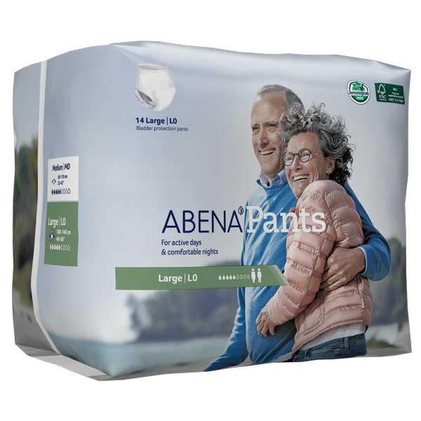 Abena® Pants Unisex Disposable Absorbent Underwear, Pull On with Tear Away Seams, Moderate Absorbency