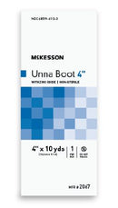 McKesson Non-Sterile Cotton/Zinc Oxide Unna Boot, 4 Inch x 10 Yard, White, 12/CS