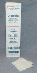 McKesson Nonsterile 4-Ply Square Nonwoven 4-Ply Polyester/Rayon Sponge, 2 x 2 in., 200-Pack, 200/PK