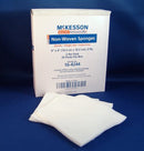 McKesson Square Sterile 4-Ply Nonwoven Polyester/Rayon Sponge, 4 x 4 in., 2-Pack, 50/BX