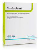 ComfortFoam™ Silicone Foam Dressing, 4 x 8 Inch, 5/BX