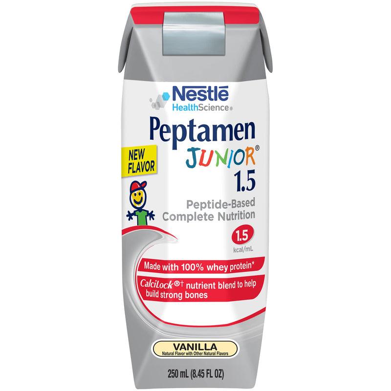 Peptamen Junior® 1.5 Pediatric Ready to Use Oral Supplement / Tube Feeding Formula, 250 mL Carton, Vanilla