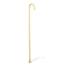 Medline Industries Guardian® Adult Basic Traditional Standard Handle Wooden Cane 37" L Adjustment, Classic Style, Natural Finish