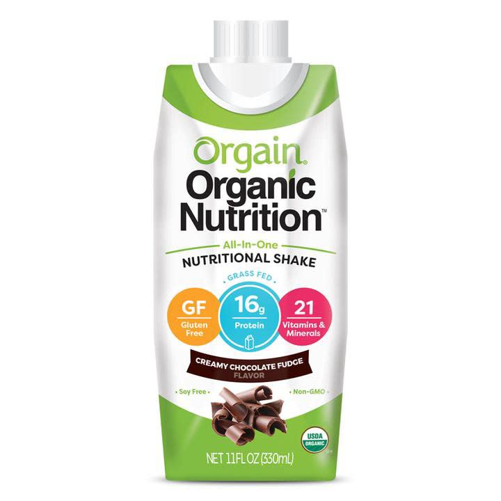 Orgain®Organic Nutritional Shake Oral Supplement, Ready to Use 11 oz. Carton