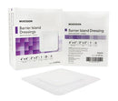 McKesson Sterile Polypropylene/Rayon Composite Barrier Island Dressing, 4 x 4 Inch with 2 x 2 Inch Pad, 100/CS