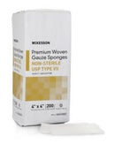 McKesson USP Type VII Gauze Sponge, 4 x 4 Inch, 200/PK