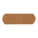 American® White Cross First Aid Rectangular Sterile Adhesive Fabric Strip, 3/4 x 3 in., Tan, 100/BX