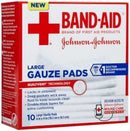 Johnson & Johnson Gauze Pad, 4 x 4 Inch, 10/BX