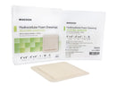 McKesson Square Sterile Adhesive Silicone Foam Dressing with Border, 6 x 6 Inch, 200/CS
