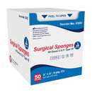dynarex® Square Sterile 8-Ply Surgical Gauze Sponge, 2 x 2 in., 100/BX