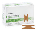 McKesson Knuckle Sterile Adhesive Fabric Strip, 1-1/2 x 3 in., Tan, 100/BX