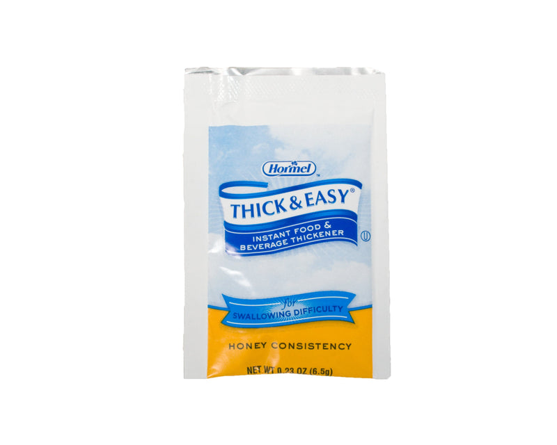 Thick & Easy® Food and Beverage Thickener, 6.5 oz. Individual Packet, Powder, Unflavored