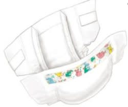 Curity™ Baby Diaper, Size 1 - Small (8-12 lbs.), 40/PK