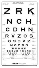 Good-Lite® Distance Vision Eye Chart, 1/EA