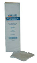 McKesson Square Nonsterile 4-Ply Nonwoven Polyester/Rayon Sponge, 3 x 3 in., 200-Pack, 4000/CS