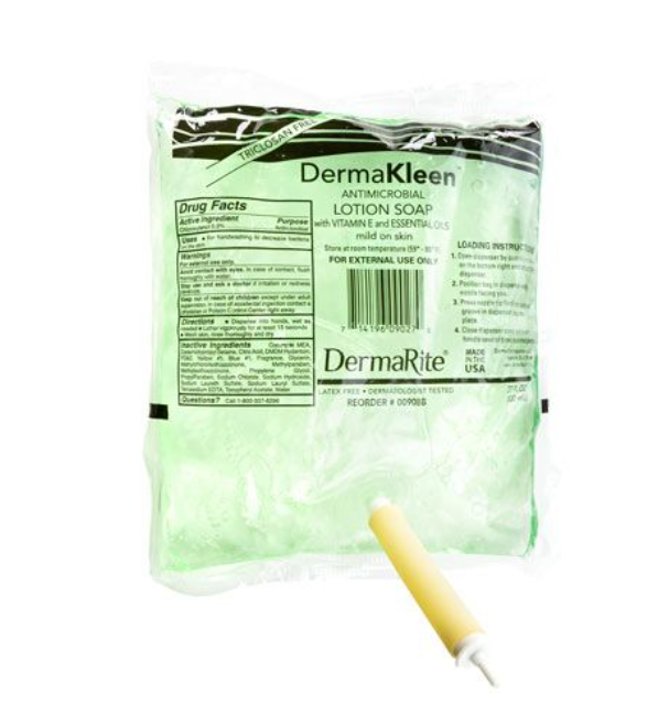 Dermarite DermaKleen® Antimicrobial Hand Soap, Triclosan Free 800mL