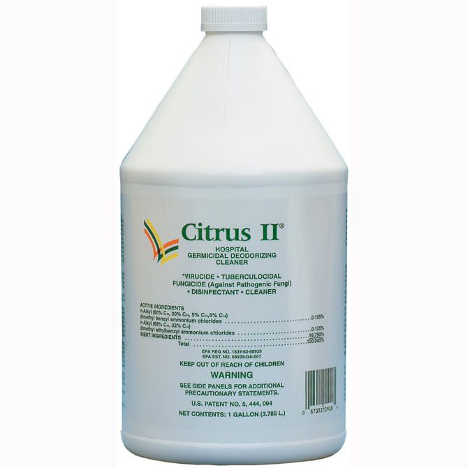 Citrus II® Surface Disinfectant Cleaner, 4/CS