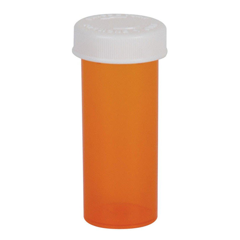 Ezydose® Push & Turn Amber Prescription Vial, 30 Dram, 125/CS