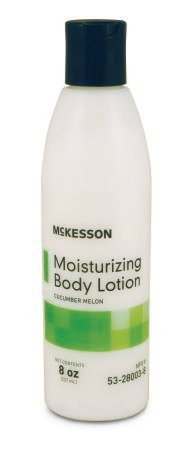 McKesson Hand and Body Moisturizer, Cucumber Melon Scent Lotion, 8 oz. Bottle