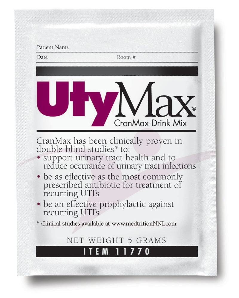 UtyMax® CranMax® Urinary Health Supplement, Cranberry Flavor, 5 Gram Individual Packet Powder