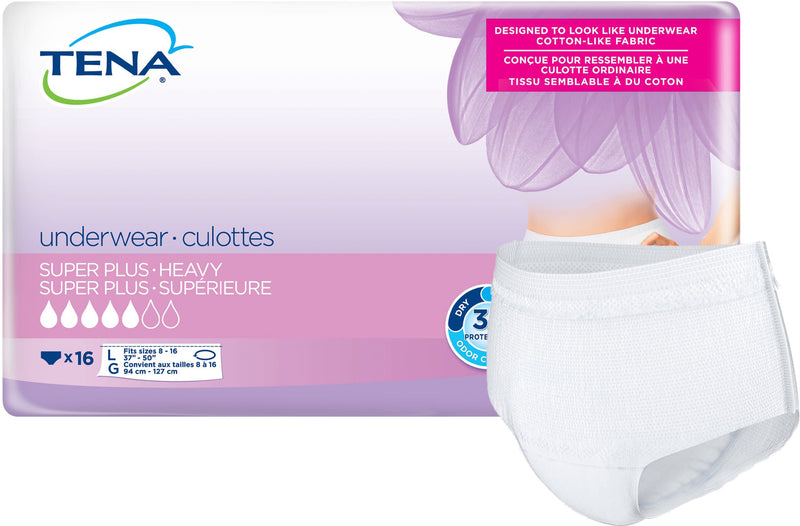 TENA® Women™ Super Plus Disposable Absorbent Underwear, Pull On