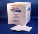 McKesson Square Sterile 4-Ply Nonwoven Polyester/Rayon Sponge, 2 x 2 in., 2-Pack, 100/BX
