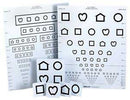 Lea Symbols® 15 Line Pediatric Eye Chart, 1/EA
