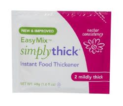 SimplyThick® Easy Mix™ Unflavored Food and Beverage Thickener, 48 Gram Individual Packet Gel, Nectar Consistency
