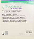 ConvaTec® DuoDERM® Extra Thin Hydrocolloid Dressing, 2 x 4 inch, 20/BX