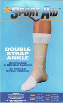 Sport Aid™ Ankle Support, X-Large, 11 to 12½ Inch Ankle Circumference, Beige, 1/EA