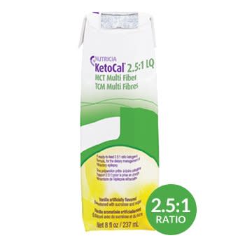 KetoCal® 2.5 Oral Supplement / Tube Feeding Formula, Vanilla, 8 oz. Carton, Ready To Use