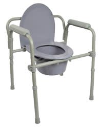 McKesson Folding Commode Chair, 1/EA
