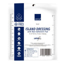 Abena® Square Sterile Adhesive Dressing, 4 x 4 in., White, 250/CS