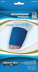 Sport-Aid™ Thigh Support, Medium, 20 – 22 Inch Circumference, Blue, 1/EA