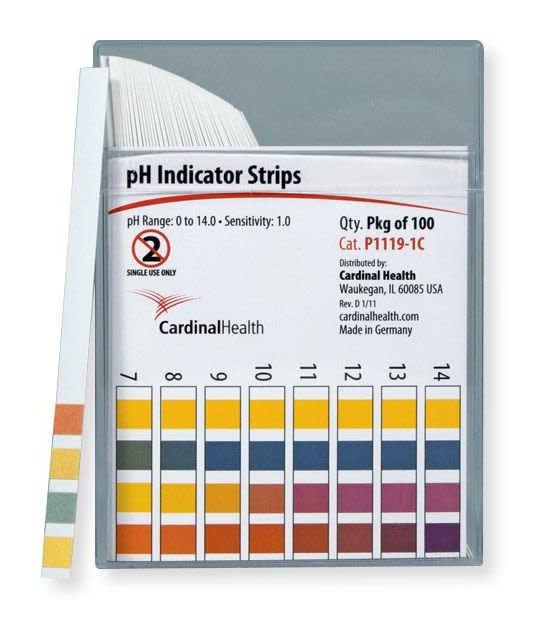 Cardinal Health™ pH Test Strip, 100/PK