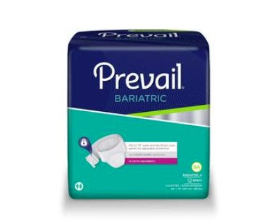 Prevail® Bariatric Unisex Disposable Incontinence Brief, Heavy Absorbency