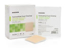 McKesson Square Sterile Adhesive Silicone Foam Dressing, 3 x 3 Inch, Tan, 10/BX