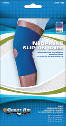 Sport Aid™ Open Knee Sleeve, Medium - 14 to 15 Inch Knee Circumference, Blue, 1/EA
