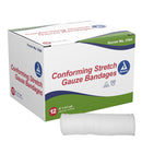 dynarex® Nonsterile 1-Ply Conforming Bandage Roll, 4 Inch x 4.1 Yard, 96/CS