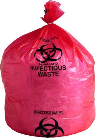Colonial Bag Corporation Infectious Waste Bag, 250/CS