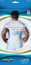 Sport-Aid™ Back Support Belt, Medium / Large - 32 to 44 Inch Waist, White, 1/EA