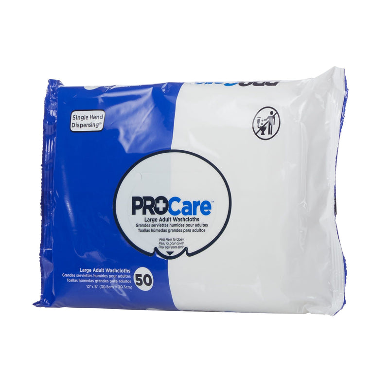 Procare™ Scented Personal Wipe, Aloe / Vitamin E, 8 X 12 Inch, Soft Pack