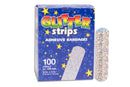 Stat Strip® Rectangular Sterile Adhesive Plastic Strip, Glitter Kid Design, 3/4 x 3 Inch, 100/BX
