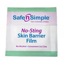 Safe N Simple No-Sting Skin Barrier Wands, 25/BX