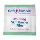 Safe N Simple No-Sting Skin Barrier Wipe, 25/BX