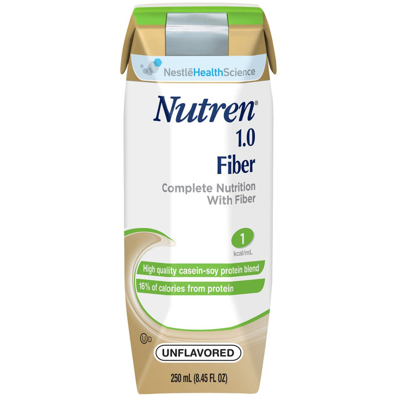 Nutren® 1.0 Fiber Adult Tube Feeding Formula, 8.45 oz. Carton Ready to Use